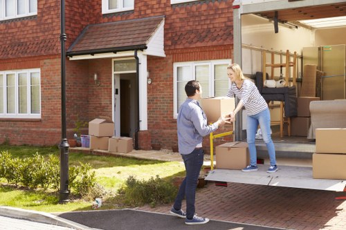 Catford moving van for household relocation and boxes