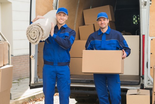 Furniture and IT items being prepared for commercial relocation