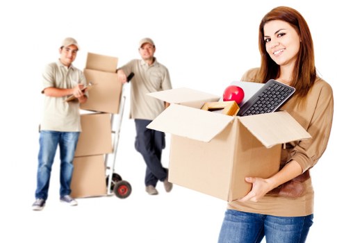 Local movers handling items in a Catford flat move