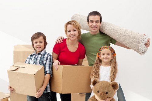 Careful loading of furniture for removals in Catford