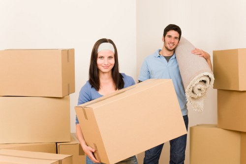 Local removals team managing a South East London move