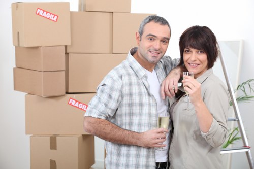 Commercial movers assisting a business relocation in Catford